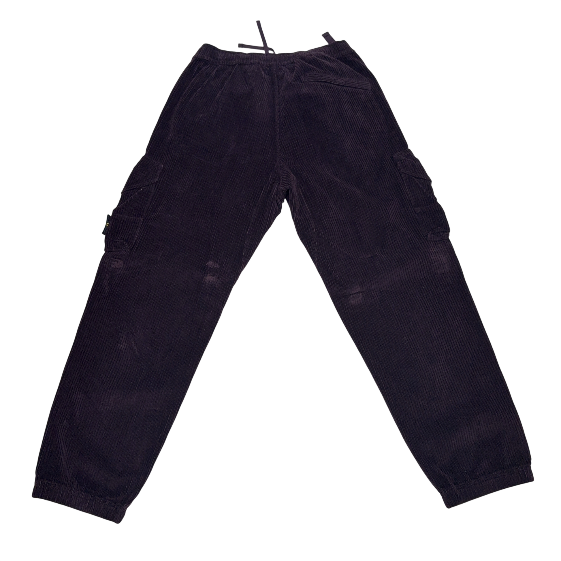 Stone Island Corduroy Joggers Purple Trousers