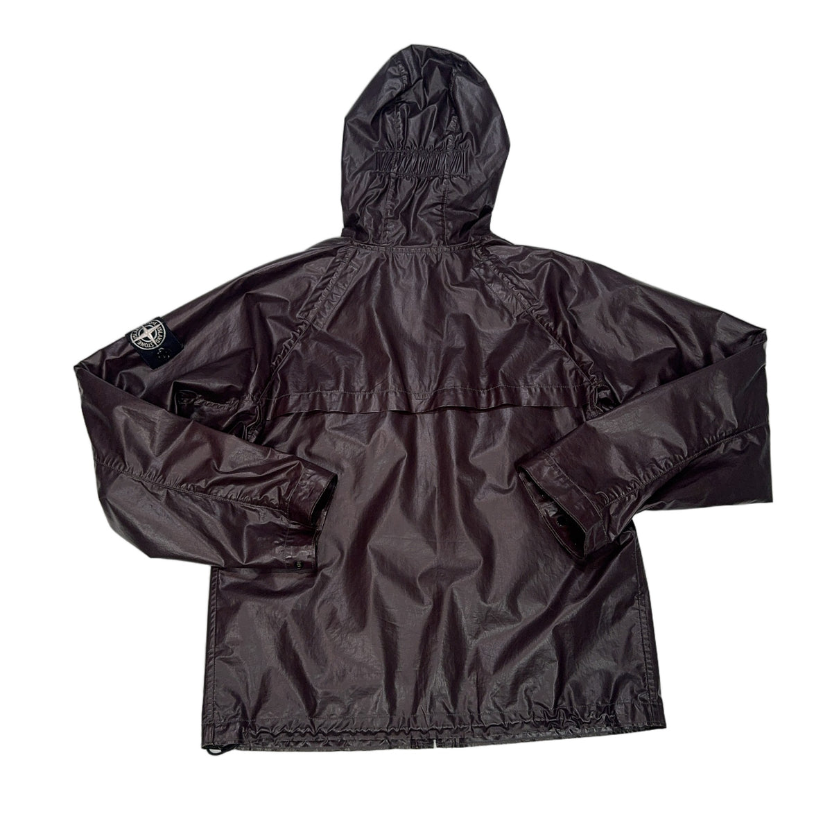 Stone Island Heat Reactive Hooded Zip Shell Jacket – Brown