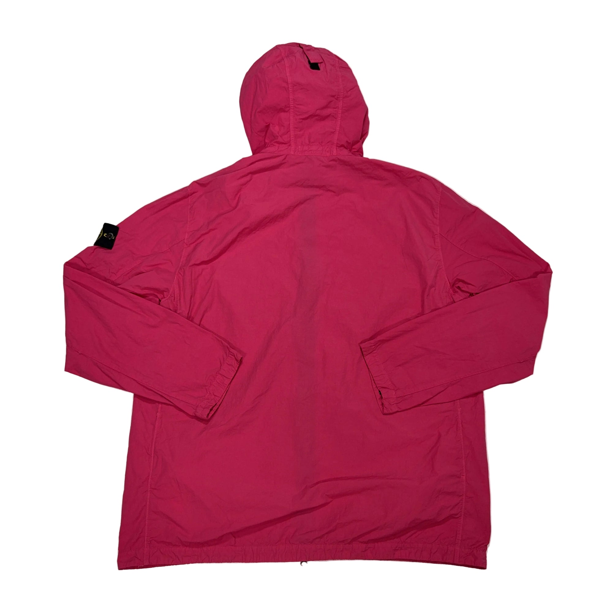 Stone Island Cotton Hooded Overshirt Pink Jacket