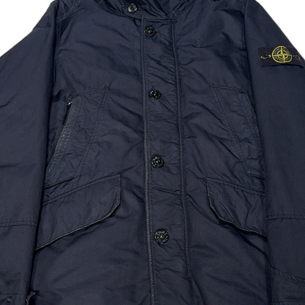 Stone Island David TC Fleece-Lined Hooded Parka – Navy