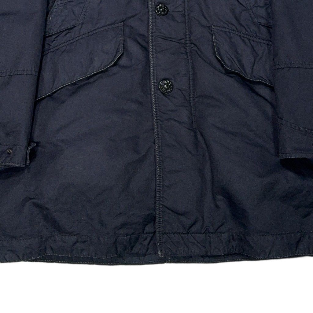 Stone Island David TC Fleece-Lined Hooded Parka – Navy