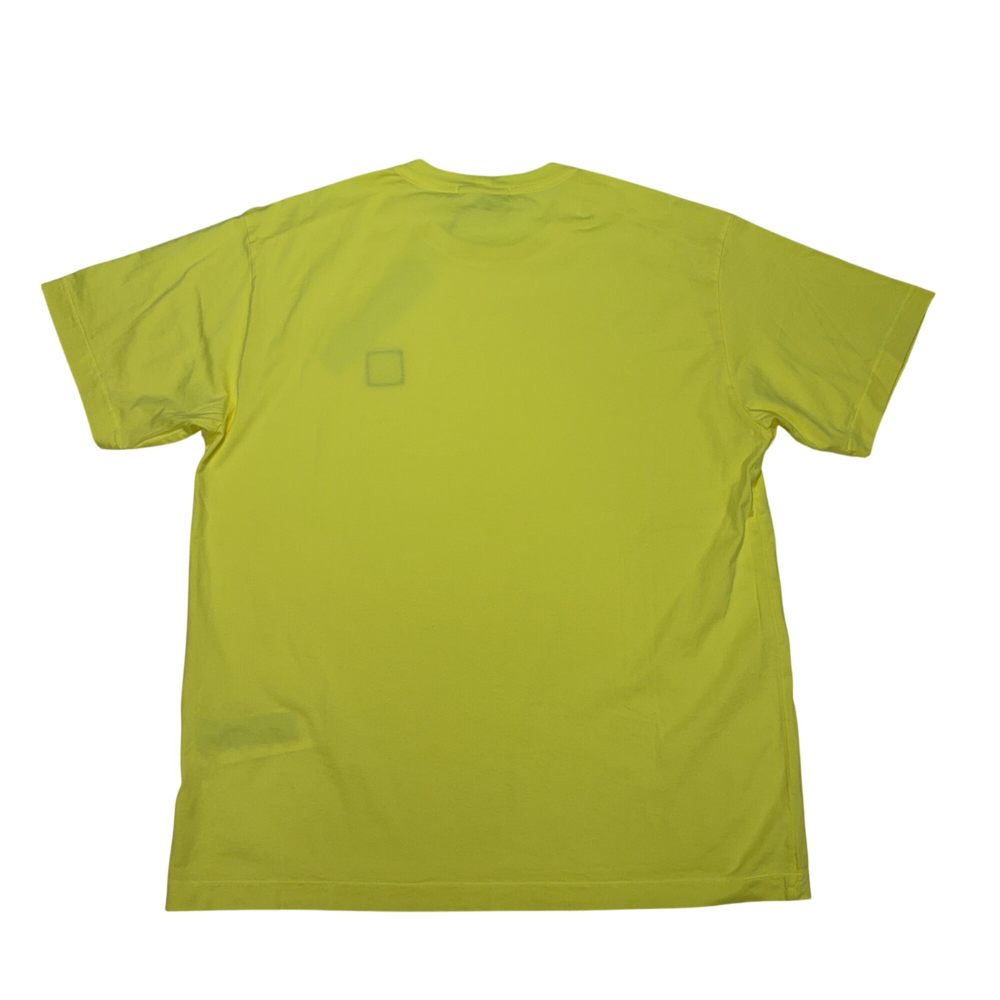 Stone Island Patch Logo Yellow T-shirt