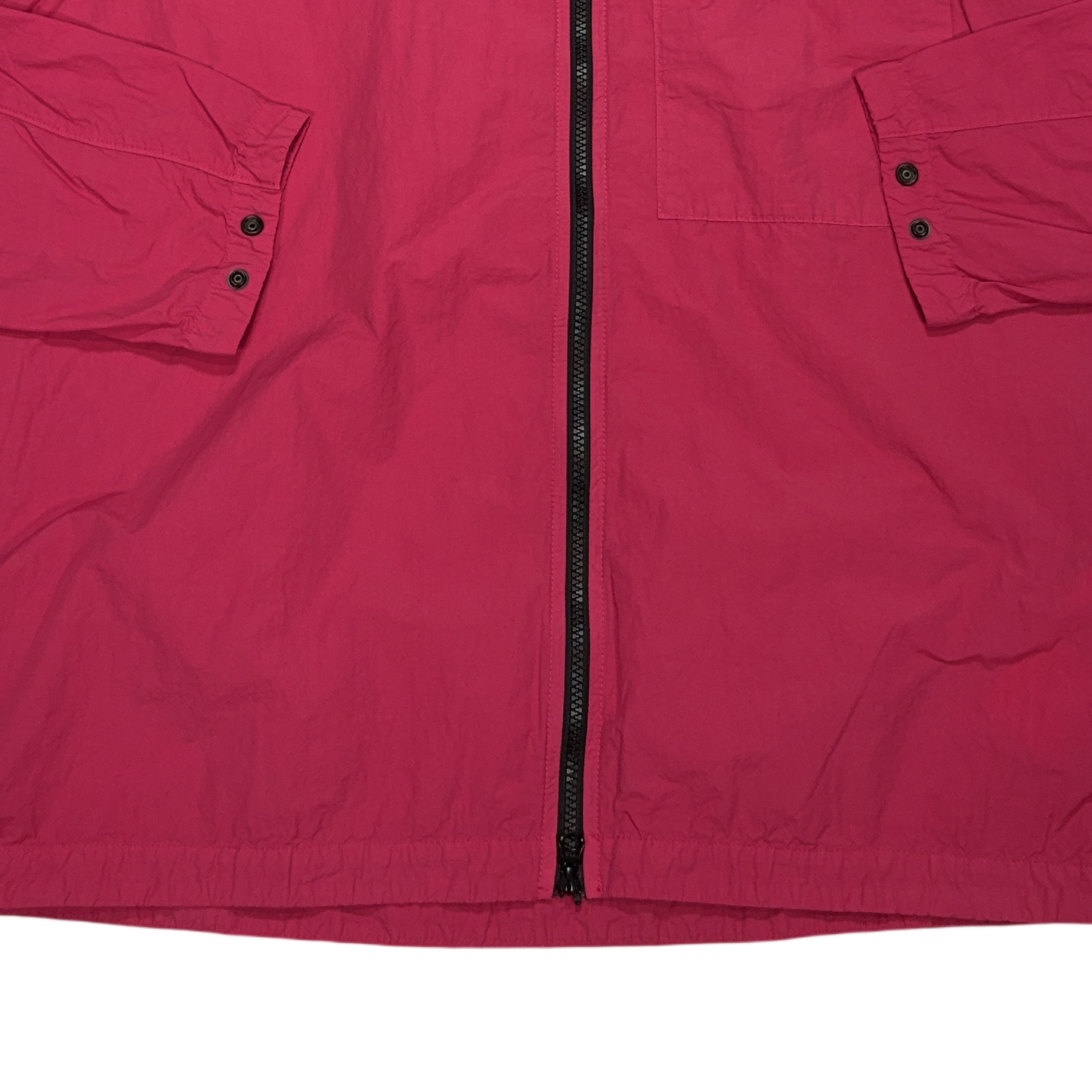 Stone Island Cotton Hooded Overshirt Pink Jacket