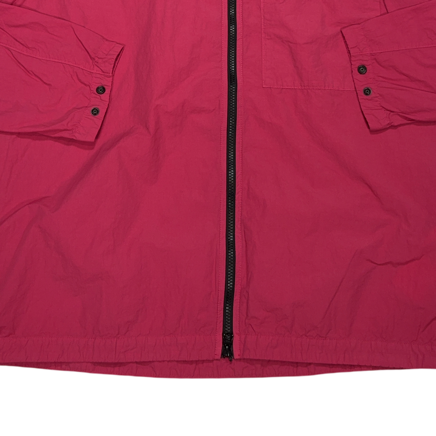 Stone Island Cotton Hooded Overshirt Pink Jacket