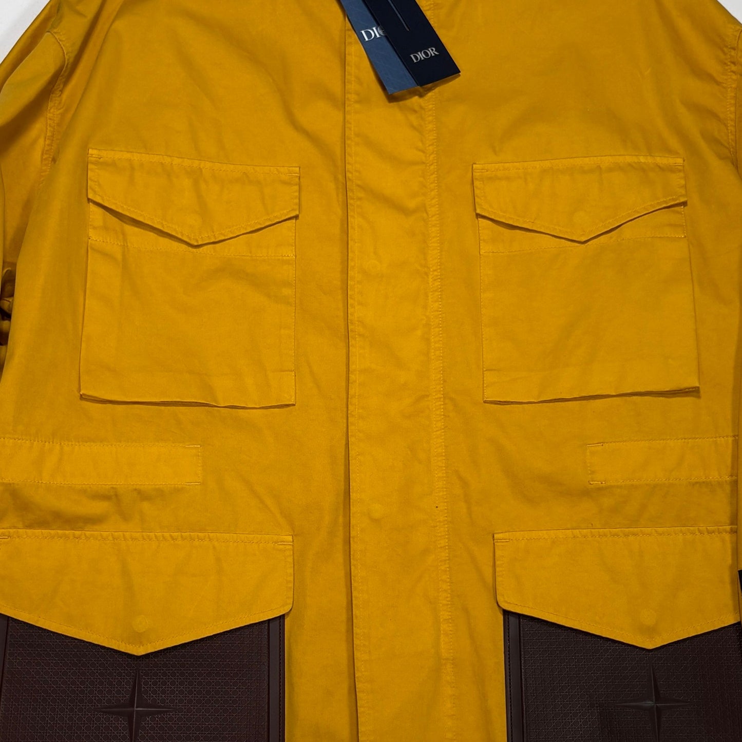 Stone Island X Dior Razo Gommato Yellow Jacket