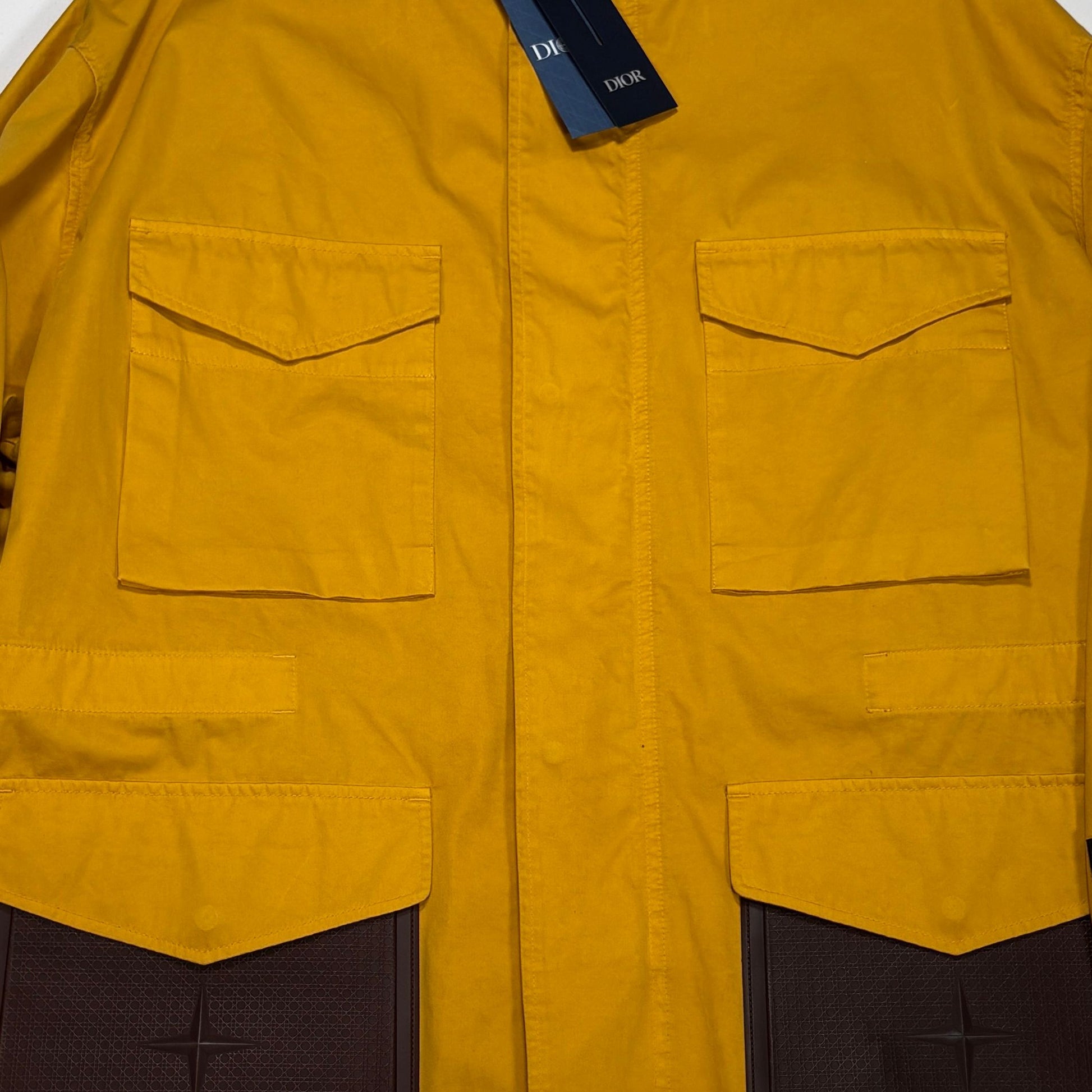 Stone Island X Dior Razo Gommato Yellow Jacket