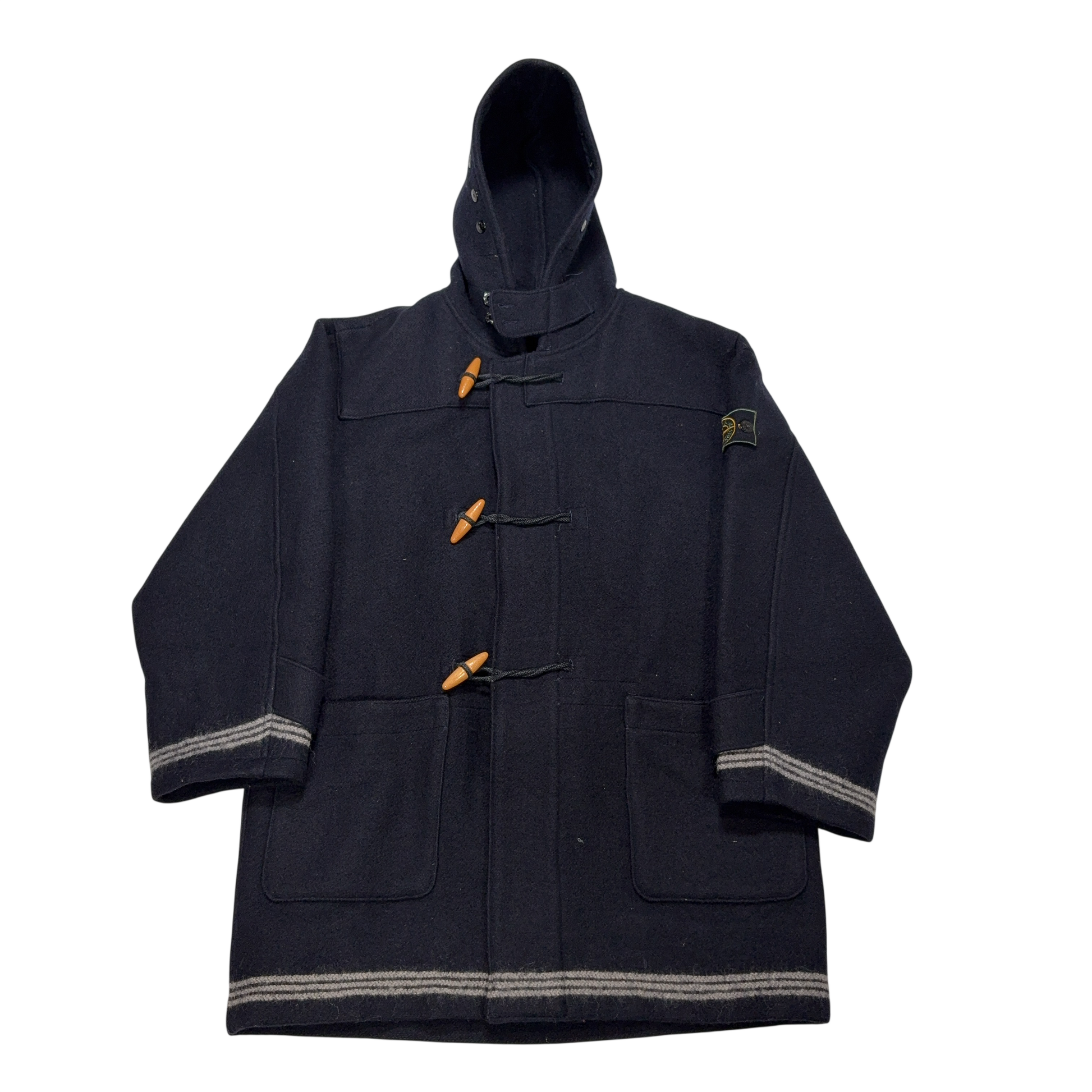 Stone Island Vintage Green Edge Navy Coats