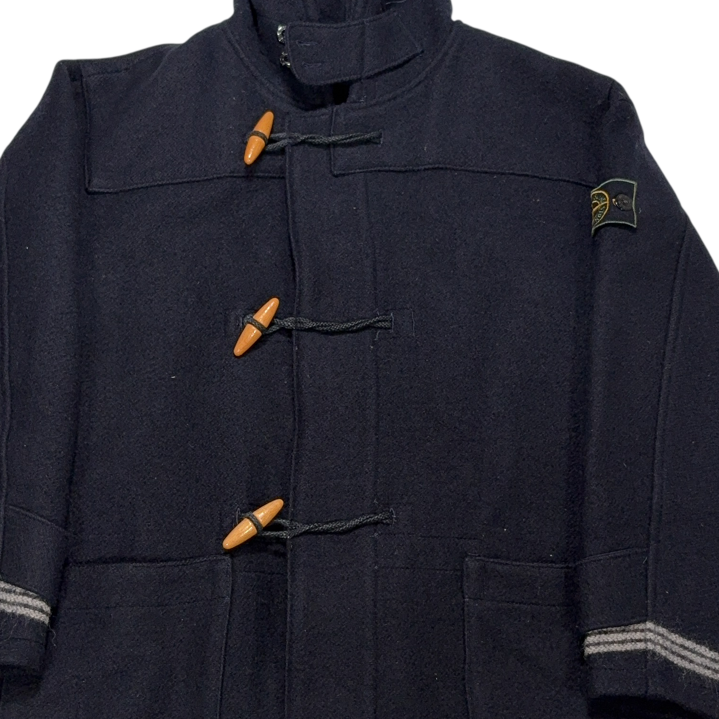 Stone Island Vintage Green Edge Navy Coats