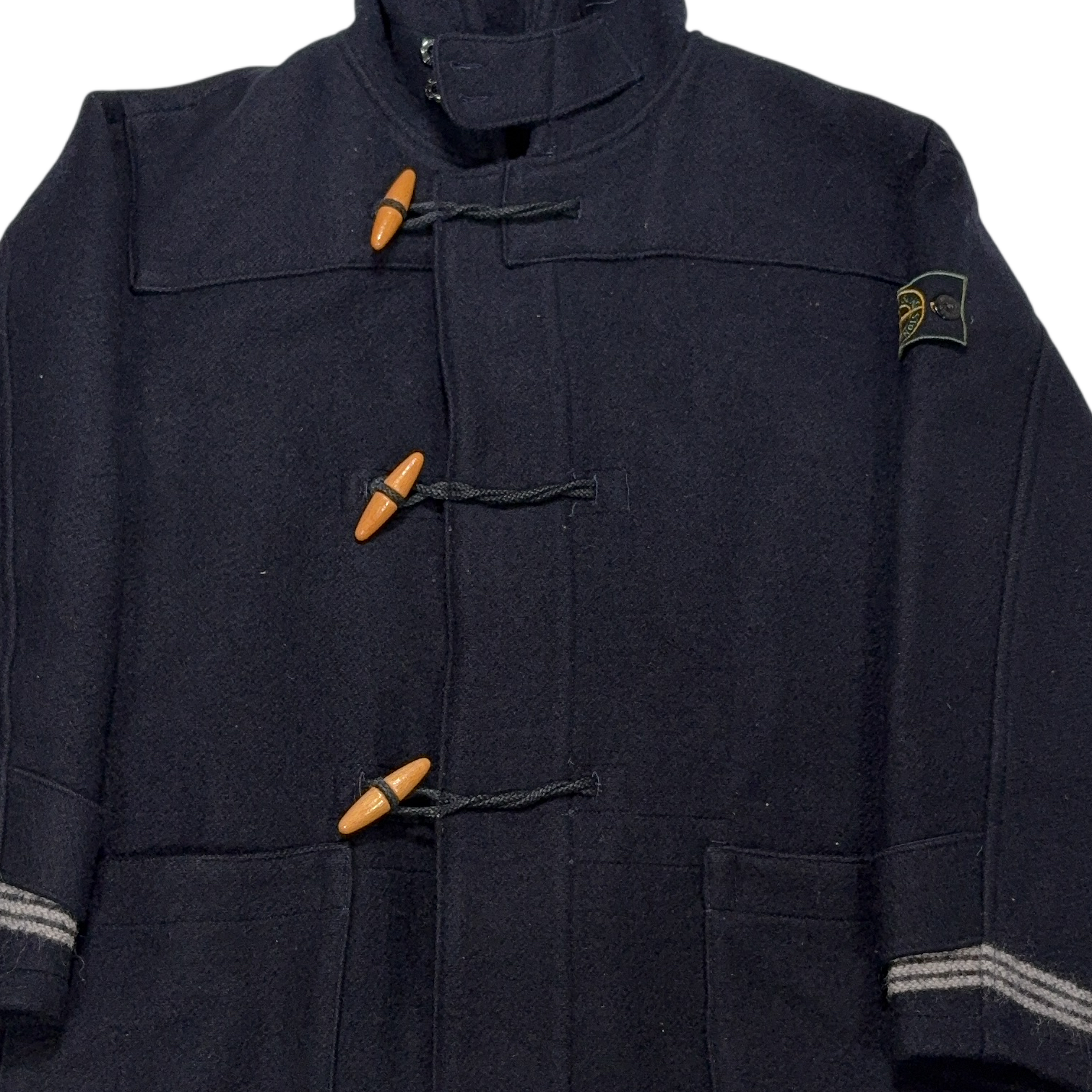 Stone Island Vintage Green Edge Navy Coats
