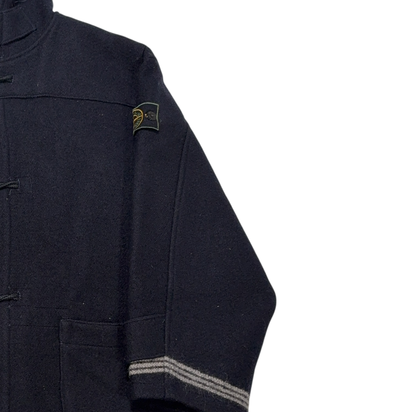 Stone Island Vintage Green Edge Navy Coats