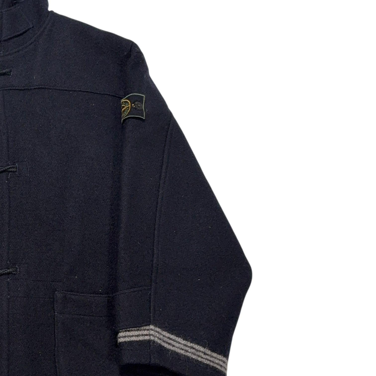 Stone Island Vintage Green Edge Navy Coats