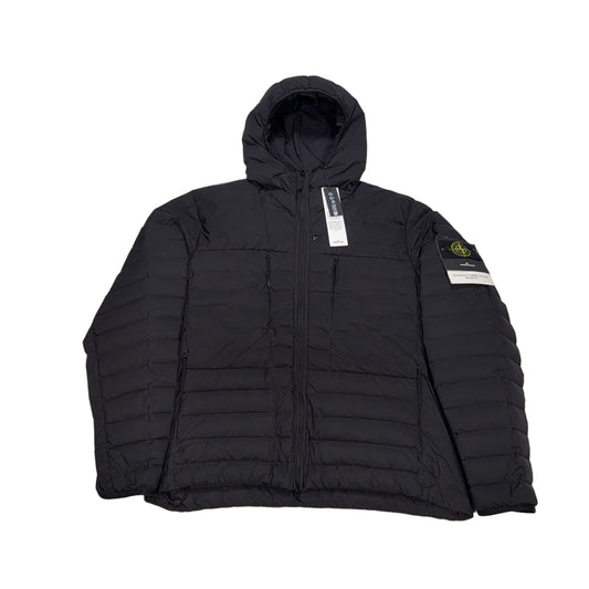 Stone Island Seamless Tunnel Nylon Down-TC Hooded Jacket – Black