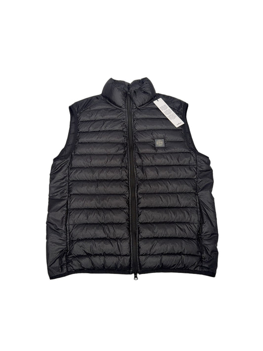 Stone Island Loom Woven Chambers Quilted Gilet – Black