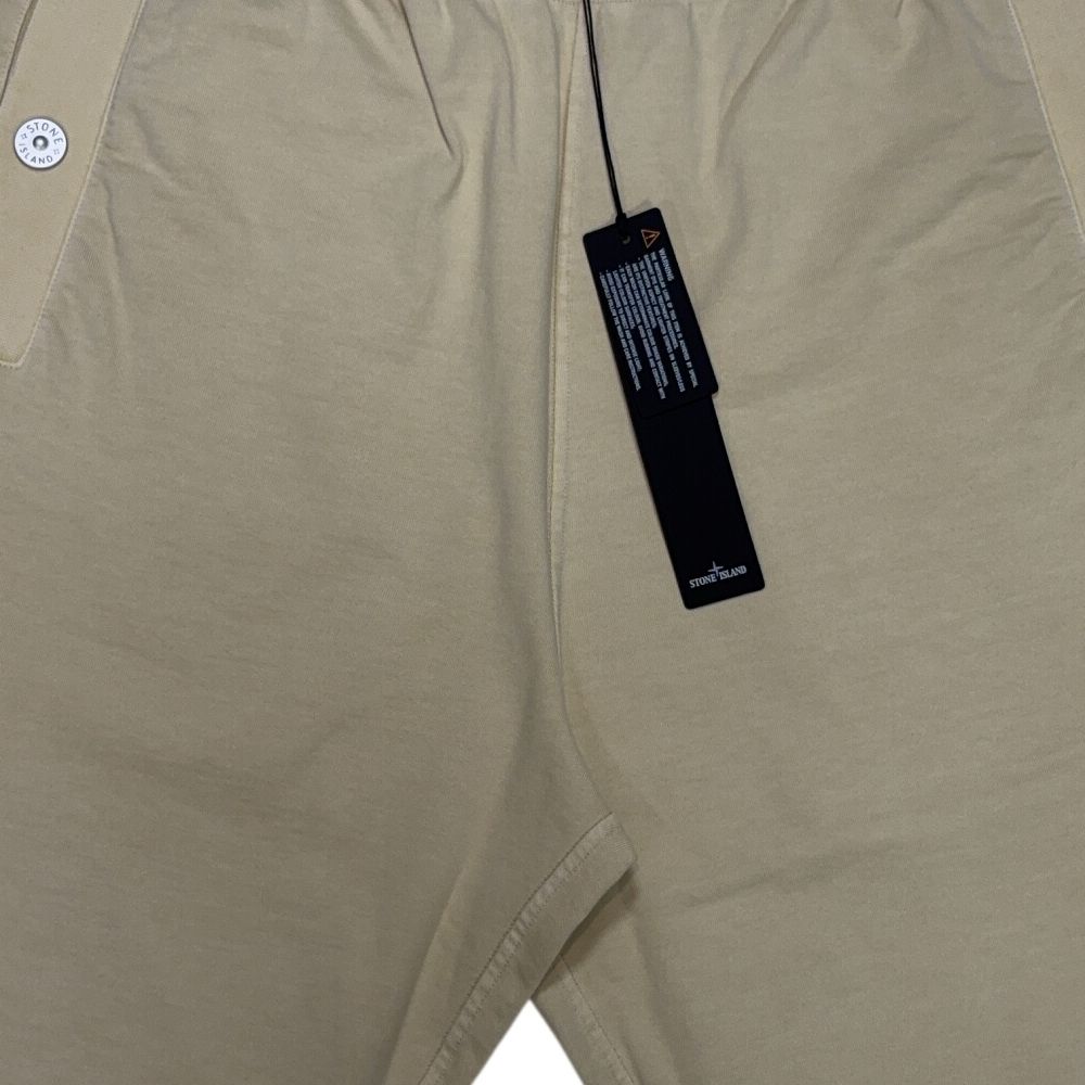 Stone Island Marina Jogger Beige Shorts