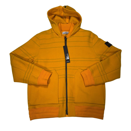 Stone Island Capo Campionario Full-Zip Hoodie – Orange