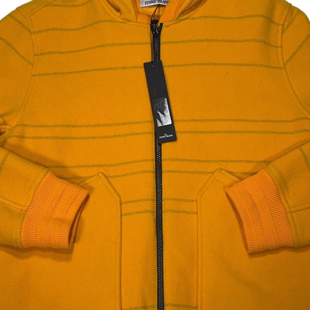 Stone Island Capo Campionario Full-Zip Hoodie – Orange