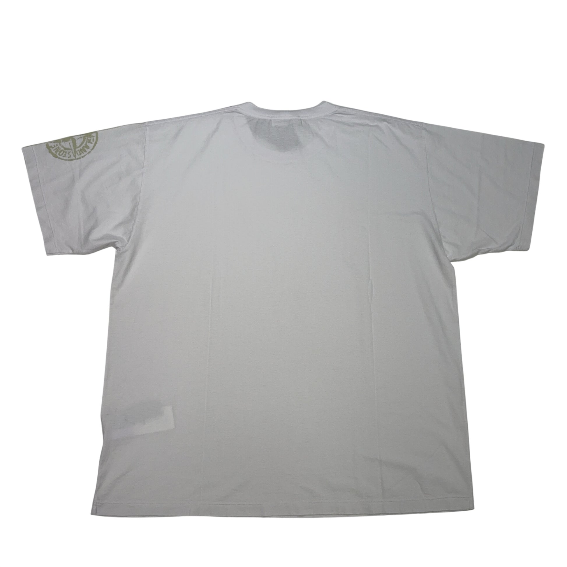 Stone Island Shoulder Logo White T-shirt