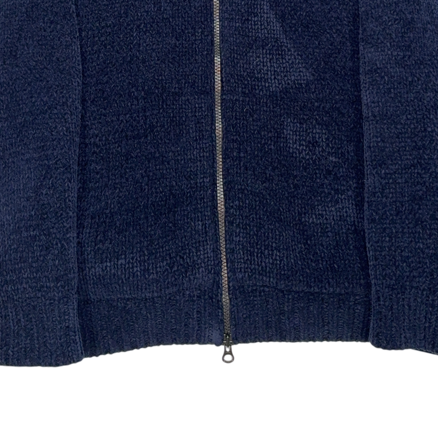 Stone Island Knitted Wool Down Navy Jacket