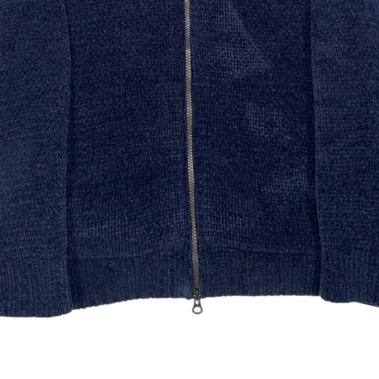 Stone Island Knitted Wool Down Navy Jacket
