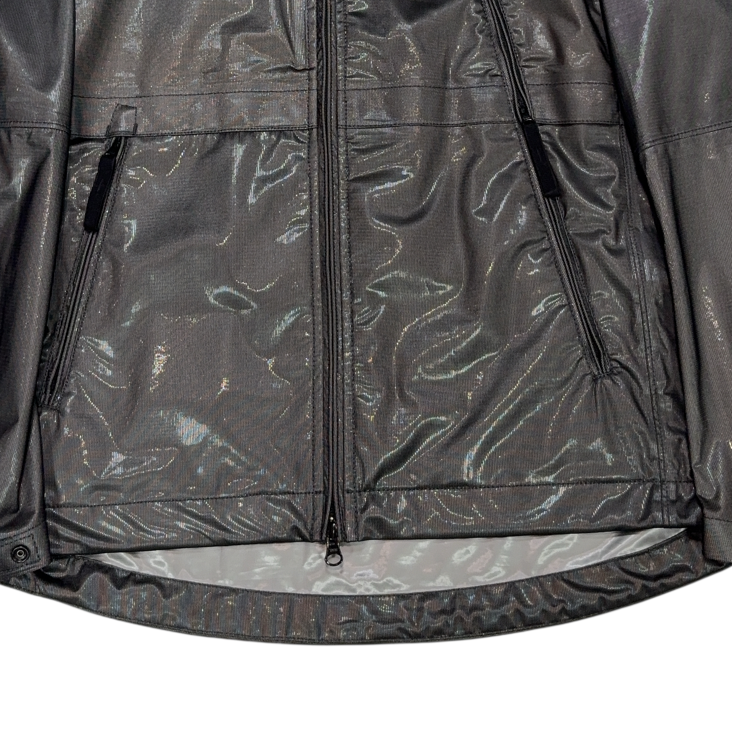 Stone Island Metallic Run Proof Nylon Black Jacket