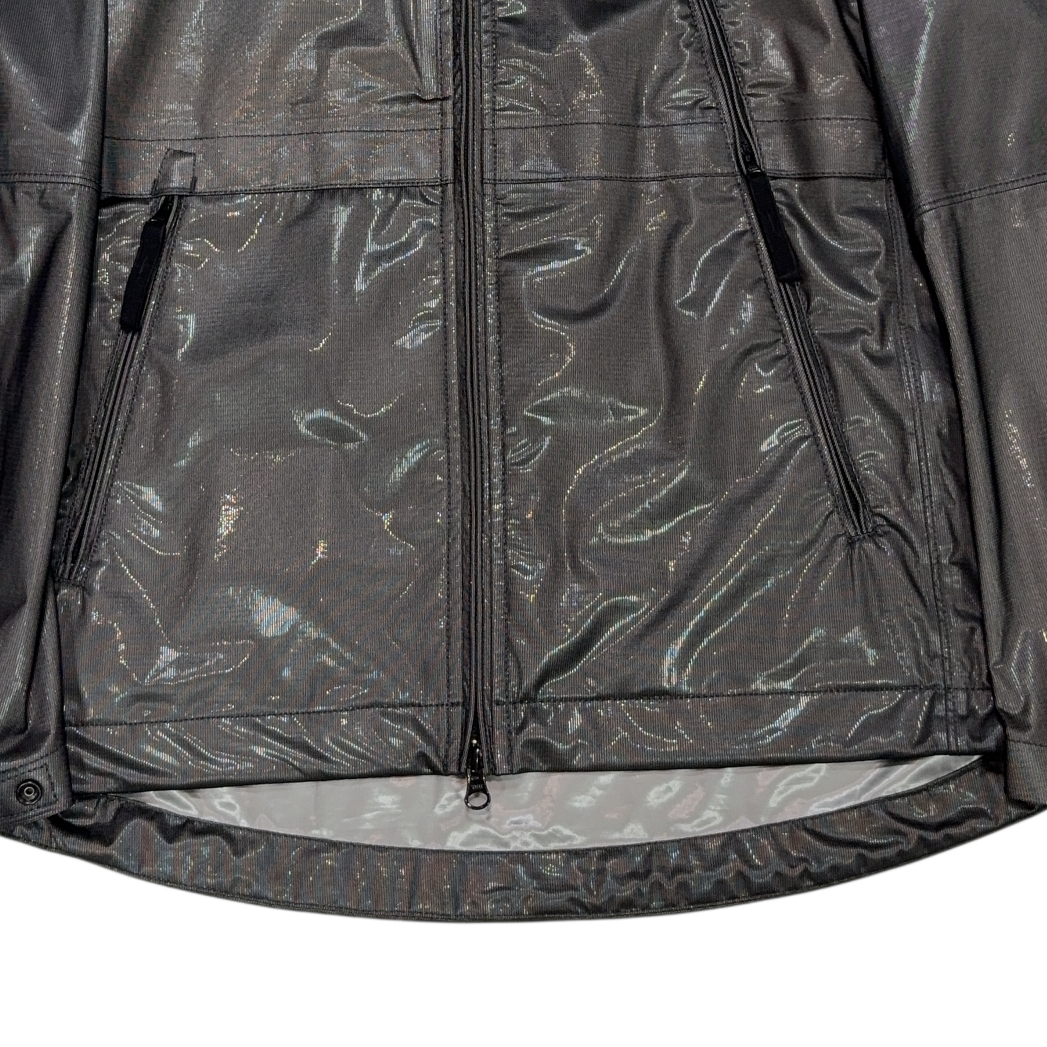 Stone Island Metallic Run Proof Nylon Black Jacket