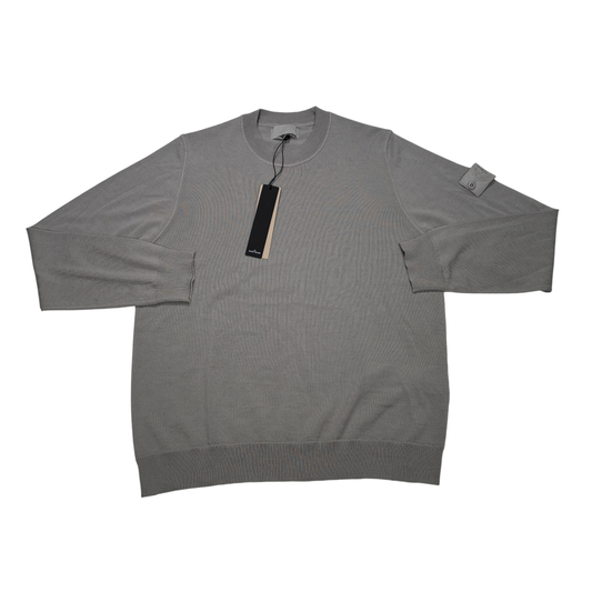 Stone Island Grey Ghost Piece Crewneck Jumpers