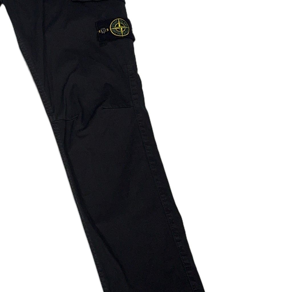 Stone Island Cargo Trousers – Black