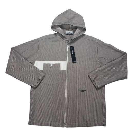 Stone Island Marina White Hooded Jacket