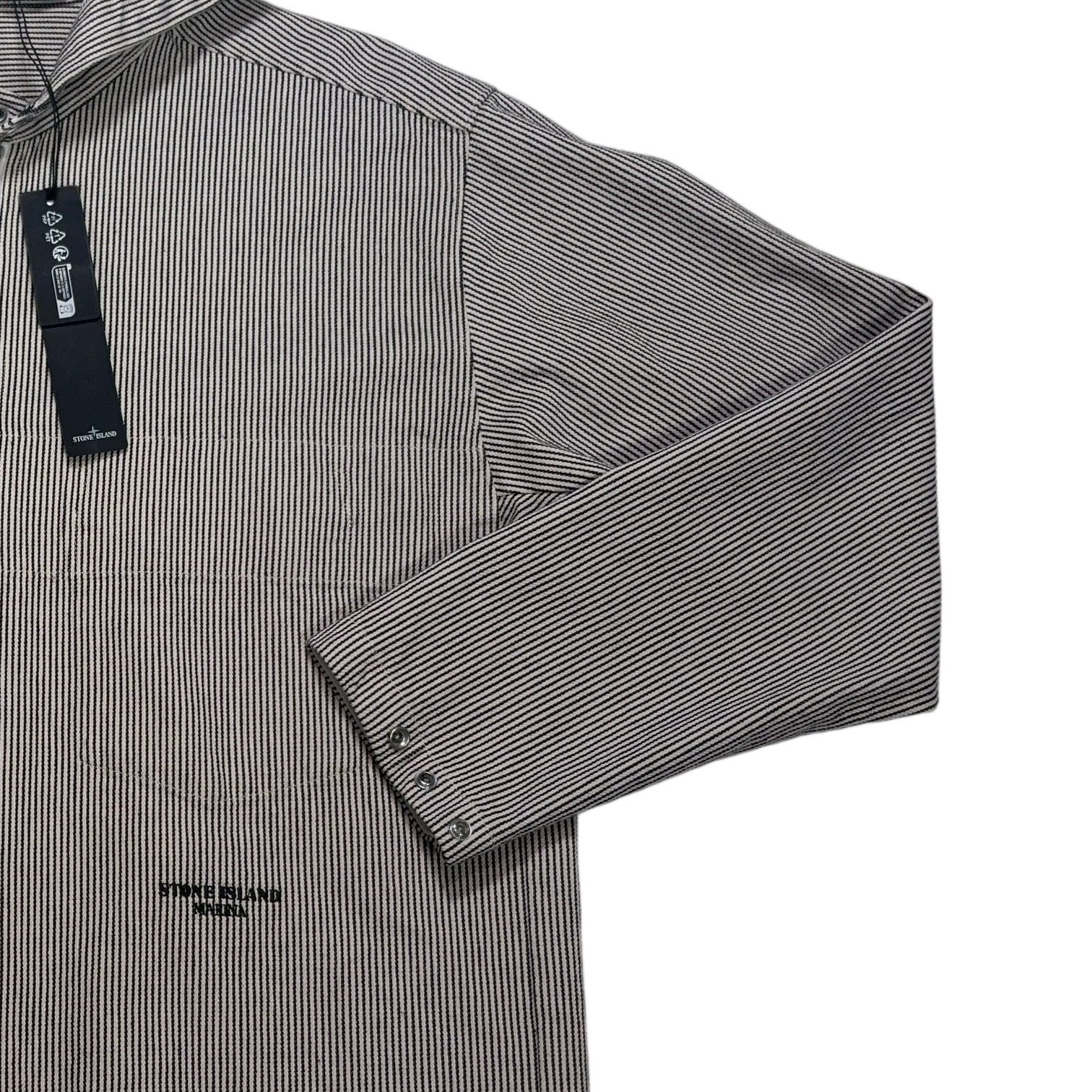 Stone Island Marina White Hooded Jacket