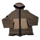 Stone Island Fleece Reversible Panel Hooded Fleece Jacket – Brown