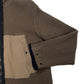 Stone Island Fleece Reversible Panel Hooded Fleece Jacket – Brown