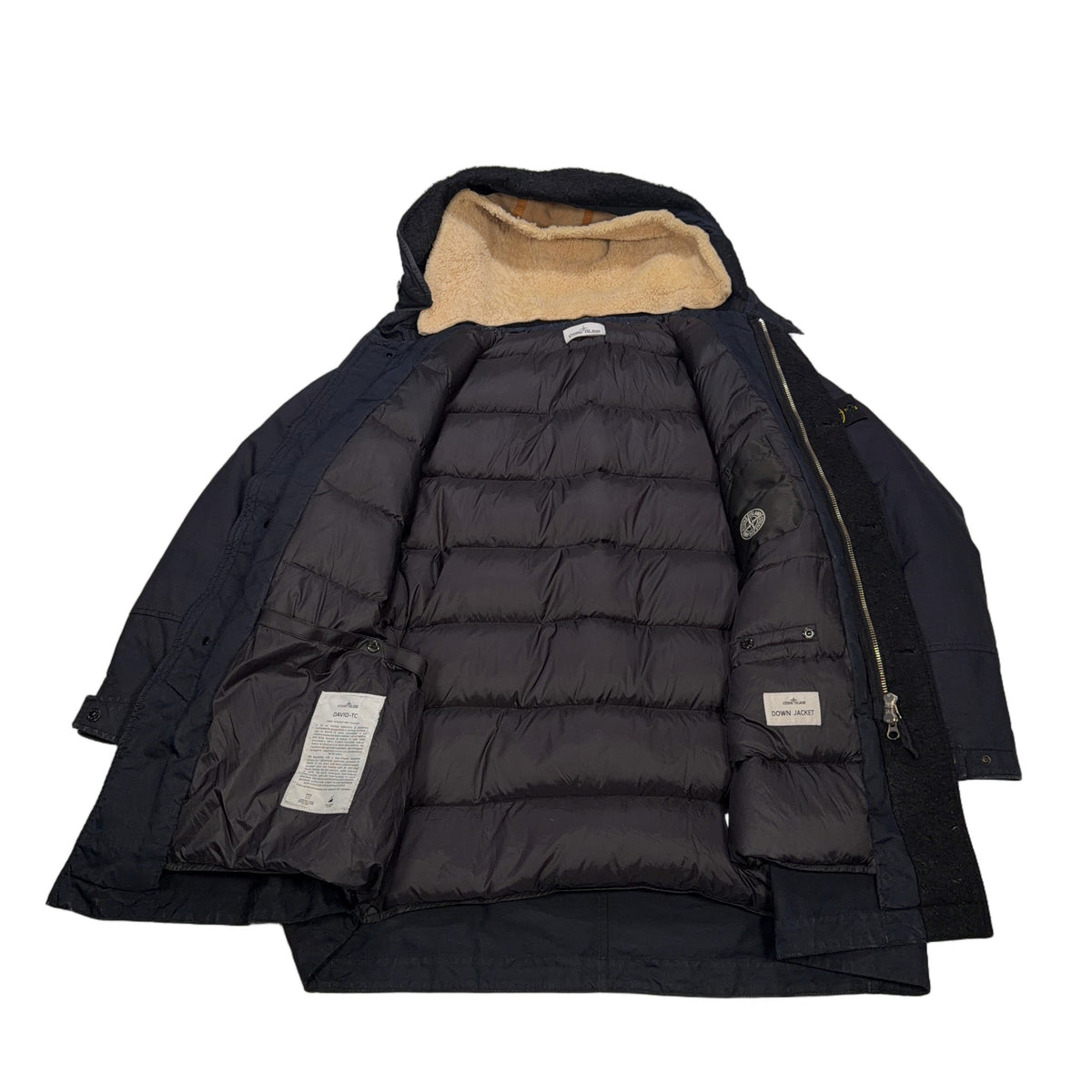 Stone Island David-TC Hooded Parka – Navy