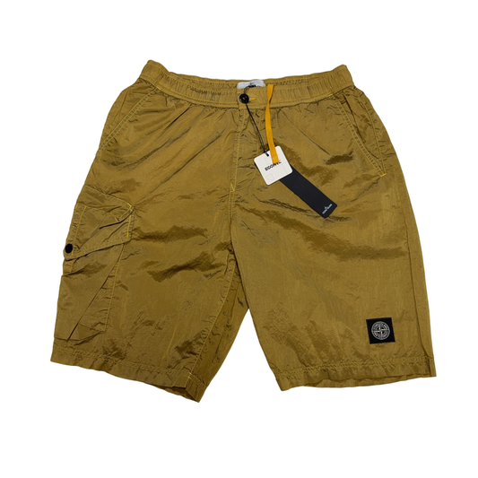 Stone Island Nylon Metal Swim Shorts Yellow Shorts
