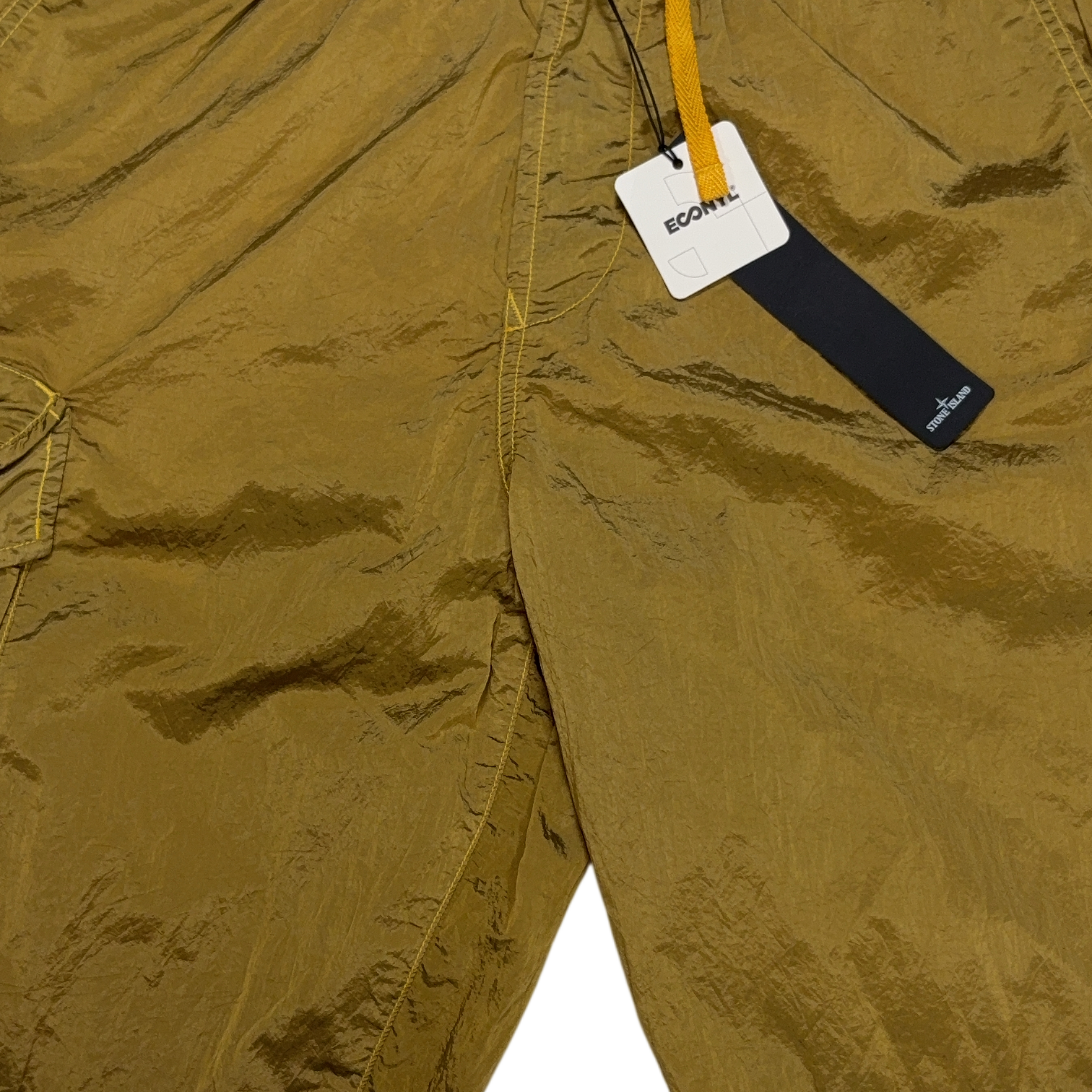 Stone Island Nylon Metal Swim Shorts Yellow Shorts