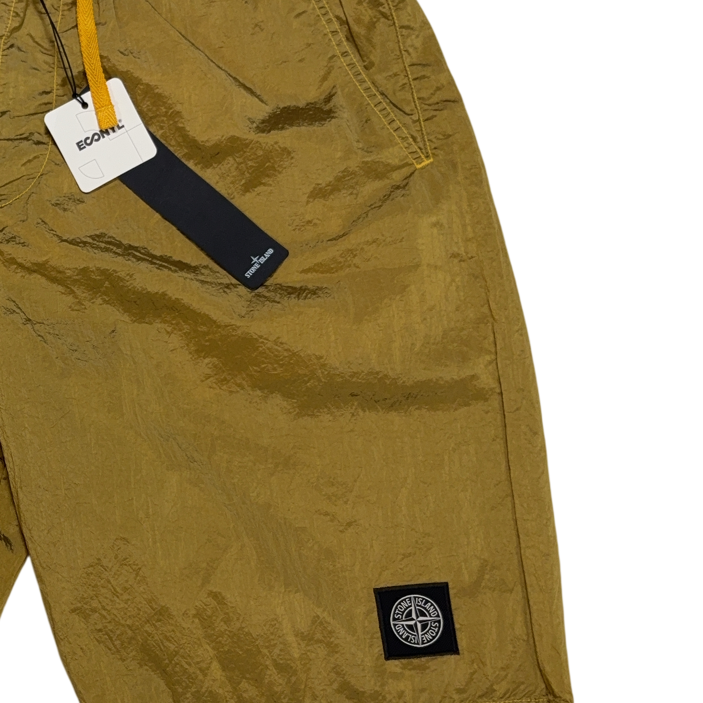 Stone Island Nylon Metal Swim Shorts Yellow Shorts