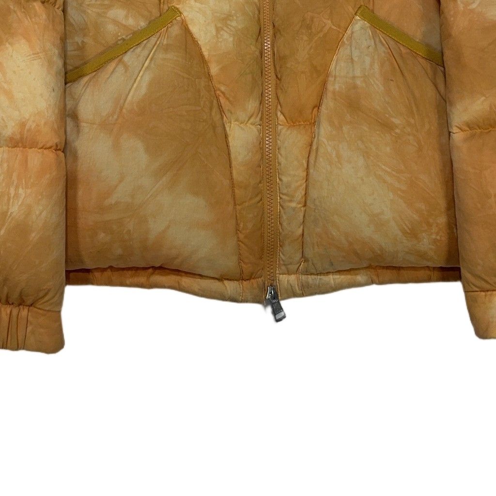 Moncler Genius 1952 Yellow Tie - Dye Cotton Down Orange Coat