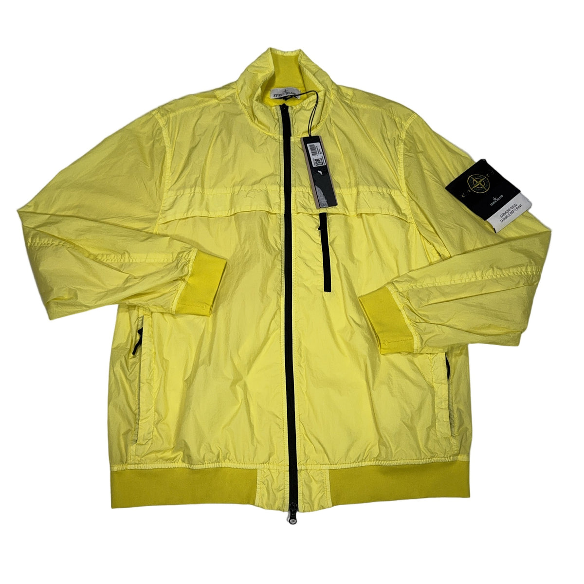 Stone Island Garment Dyed Crinkle Reps R-NY Jacket - Yellow