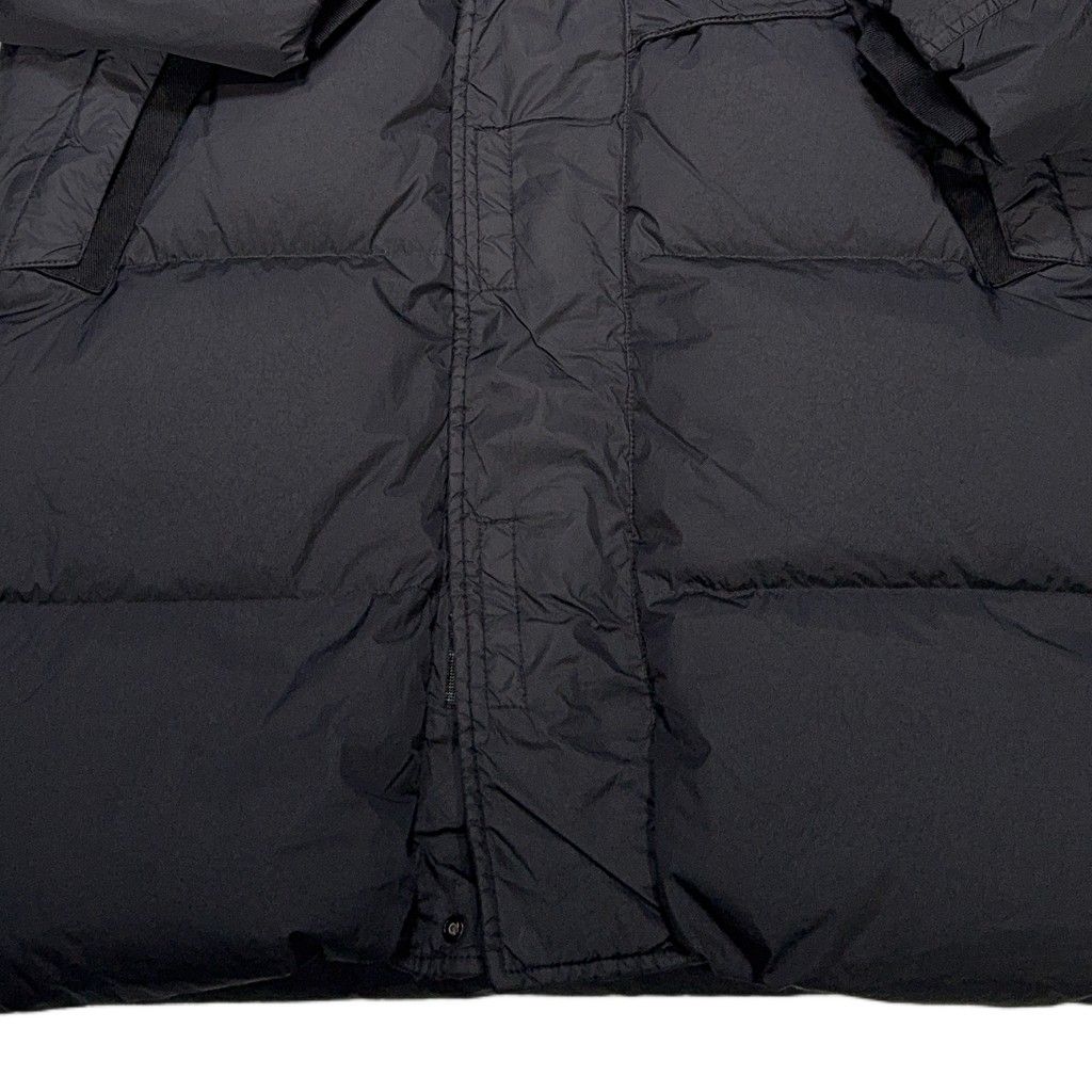 Stone Island Garment Dyed Crinkle Reps R-NY Down Black Coat