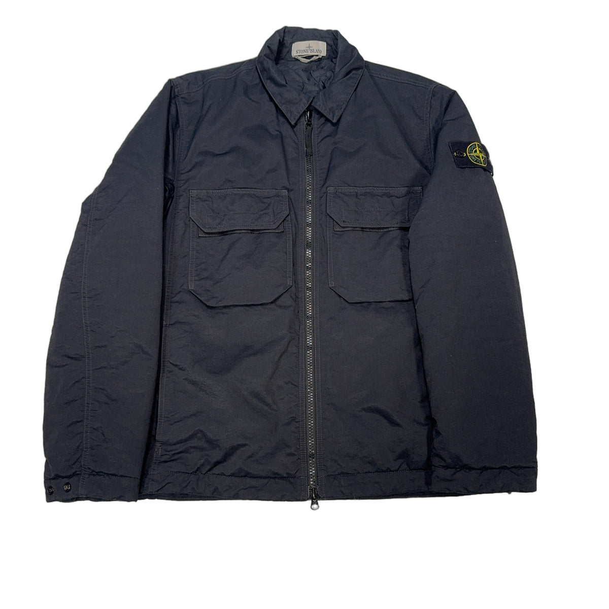 Stone Island Opaque Nylon Twill With Primaloft TC Jacket – Navy