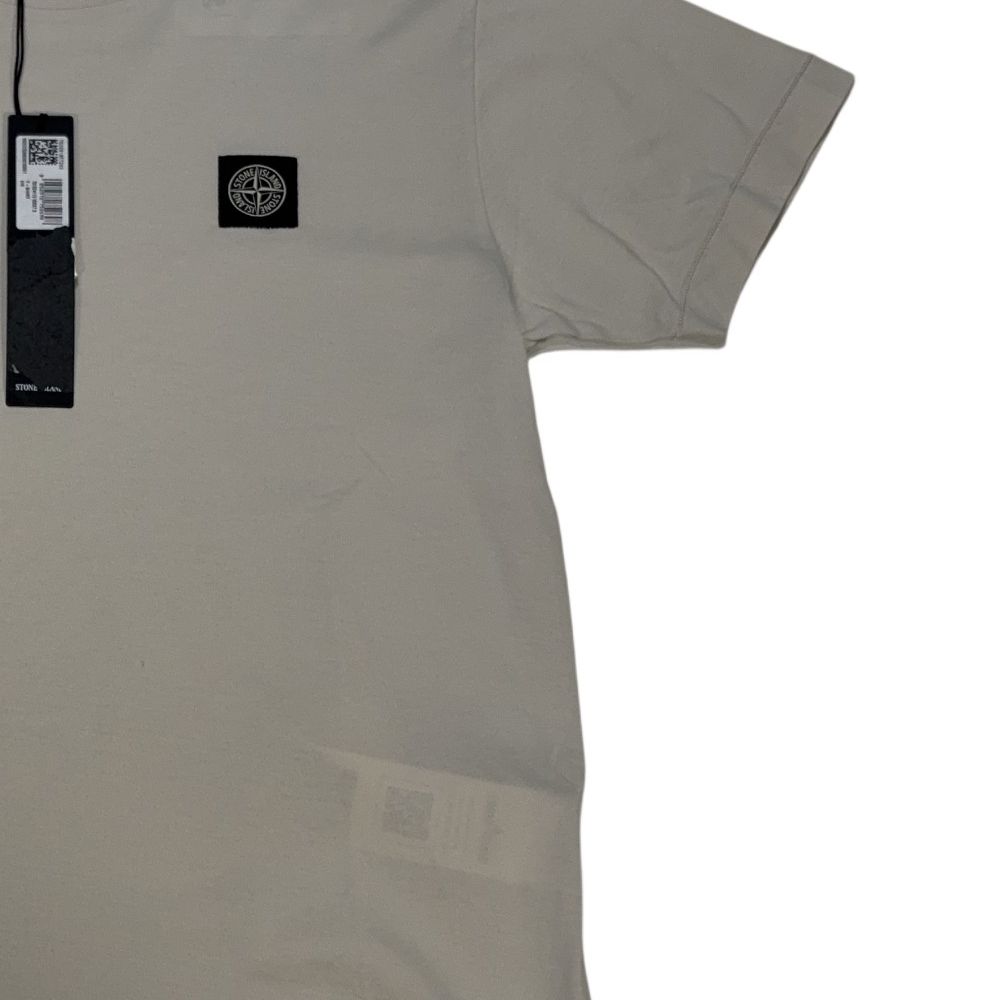 Stone Island Logo Patch Beige T-shirt