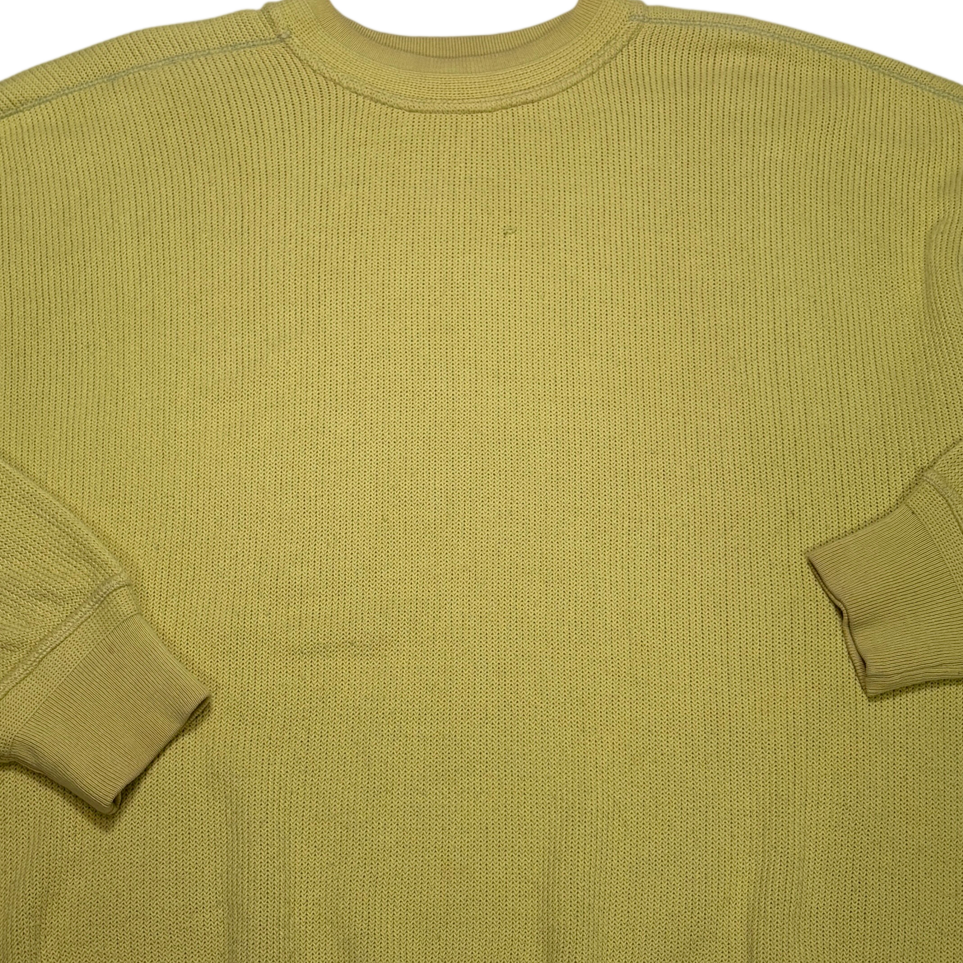 Stone Island Vintage Green Edge Yellow Jumpers