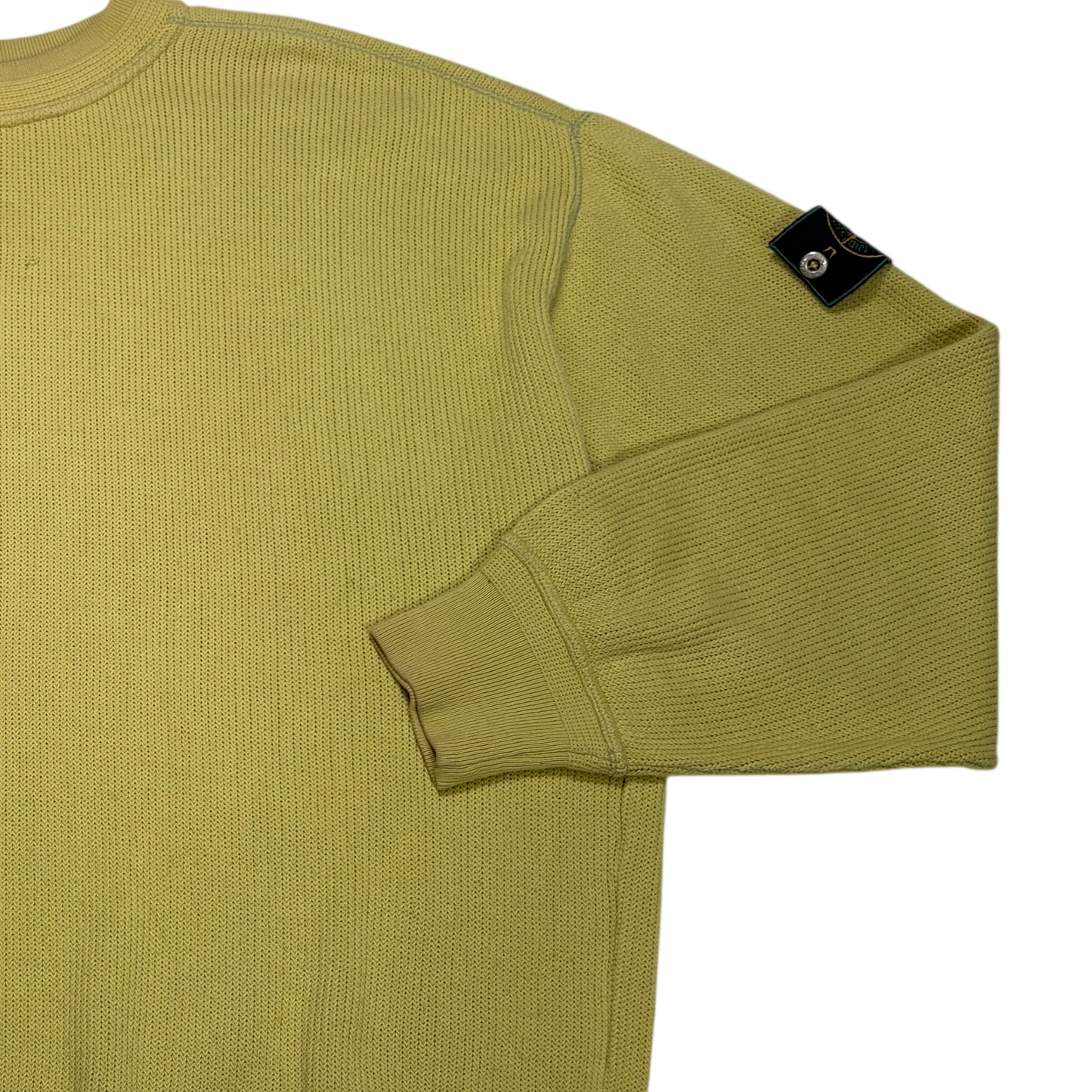 Stone Island Vintage Green Edge Yellow Jumpers