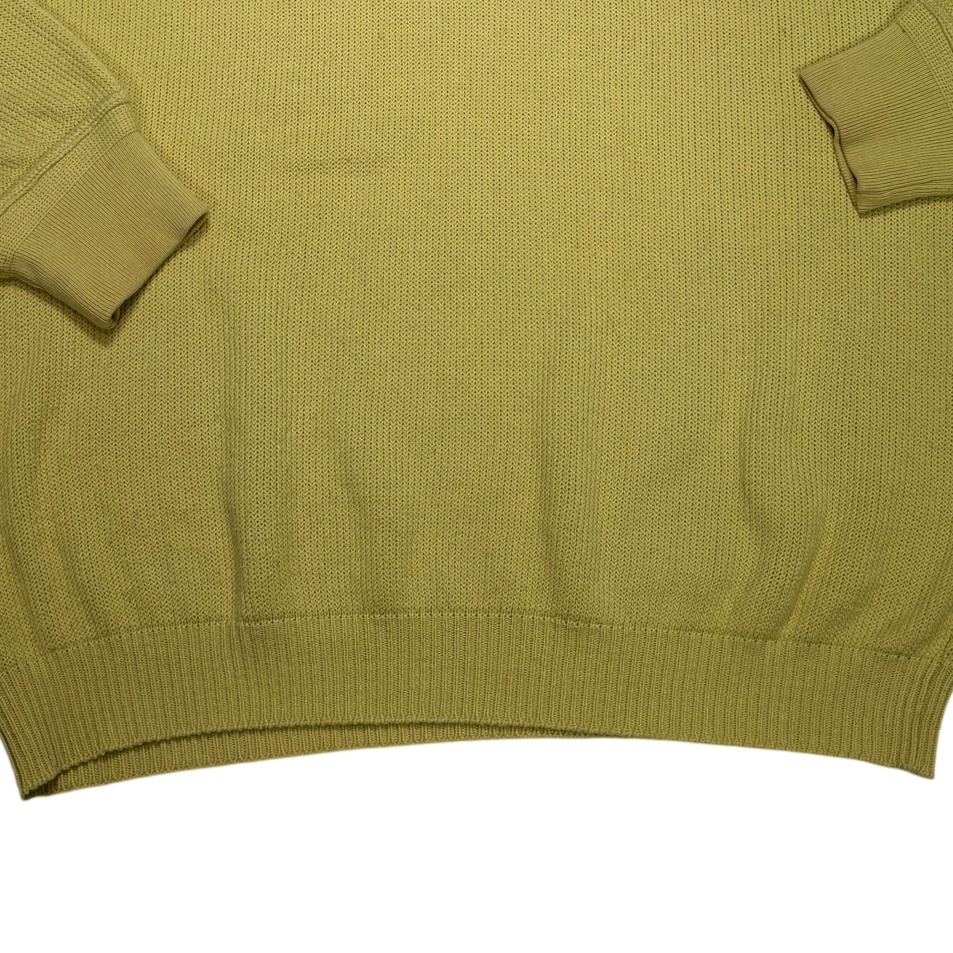 Stone Island Vintage Green Edge Yellow Jumpers
