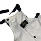 Stone Island Green Edge Dungarees Trousers – White