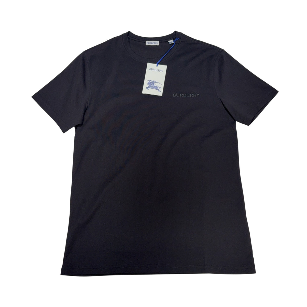 Burberry Embroidered Logo Black T-shirt