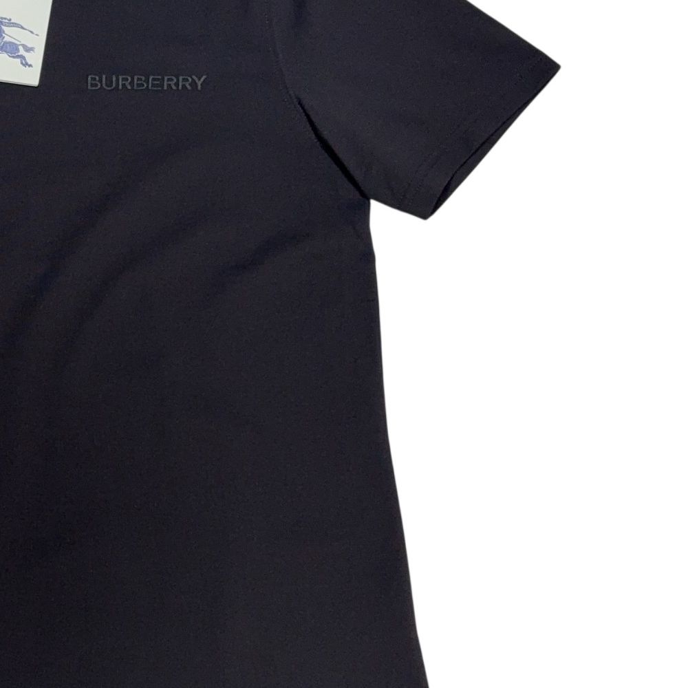 Burberry Embroidered Logo Black T-shirt