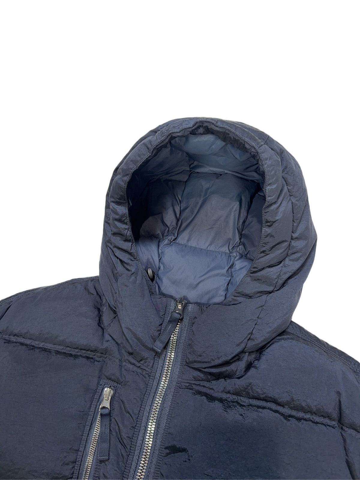 Stone Island Nylon Metal Hooded Puffer Jacket – Navy