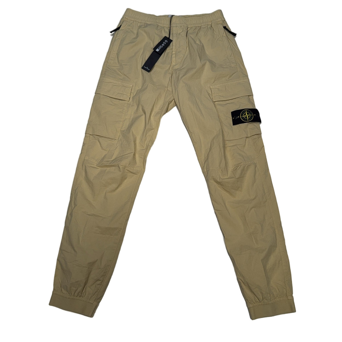 Stone Island Cuffed Cargo Trousers – Beige