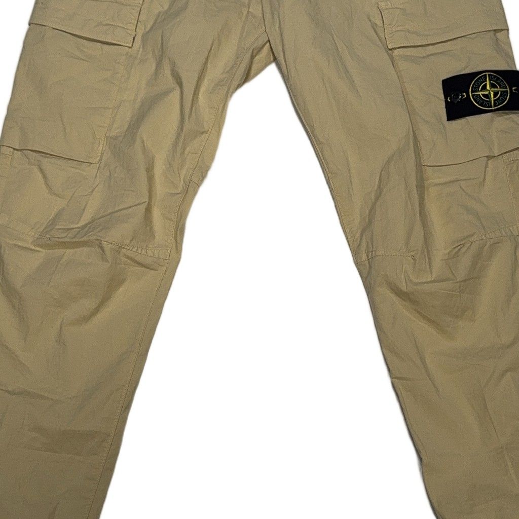 Stone Island Cuffed Cargo Trousers – Beige