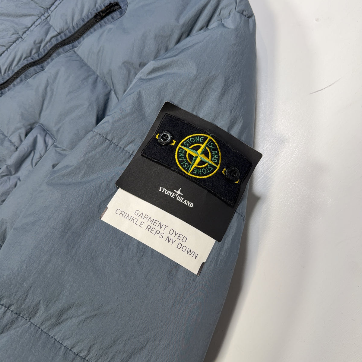 Stone Island Garment Dyed Crinkle Reps NY Down Parka – Grey